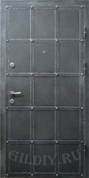  дверь с ковкой(панцирь) КД-16